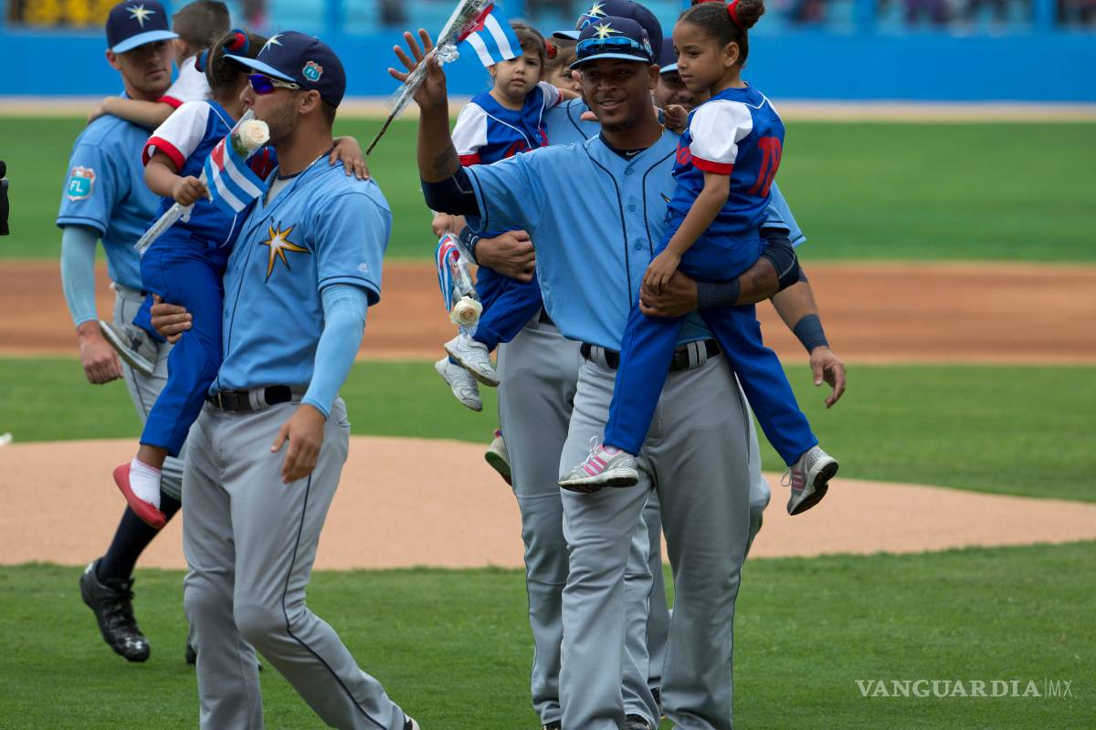 En juego histórico Rays vence a Cuba en La Habana