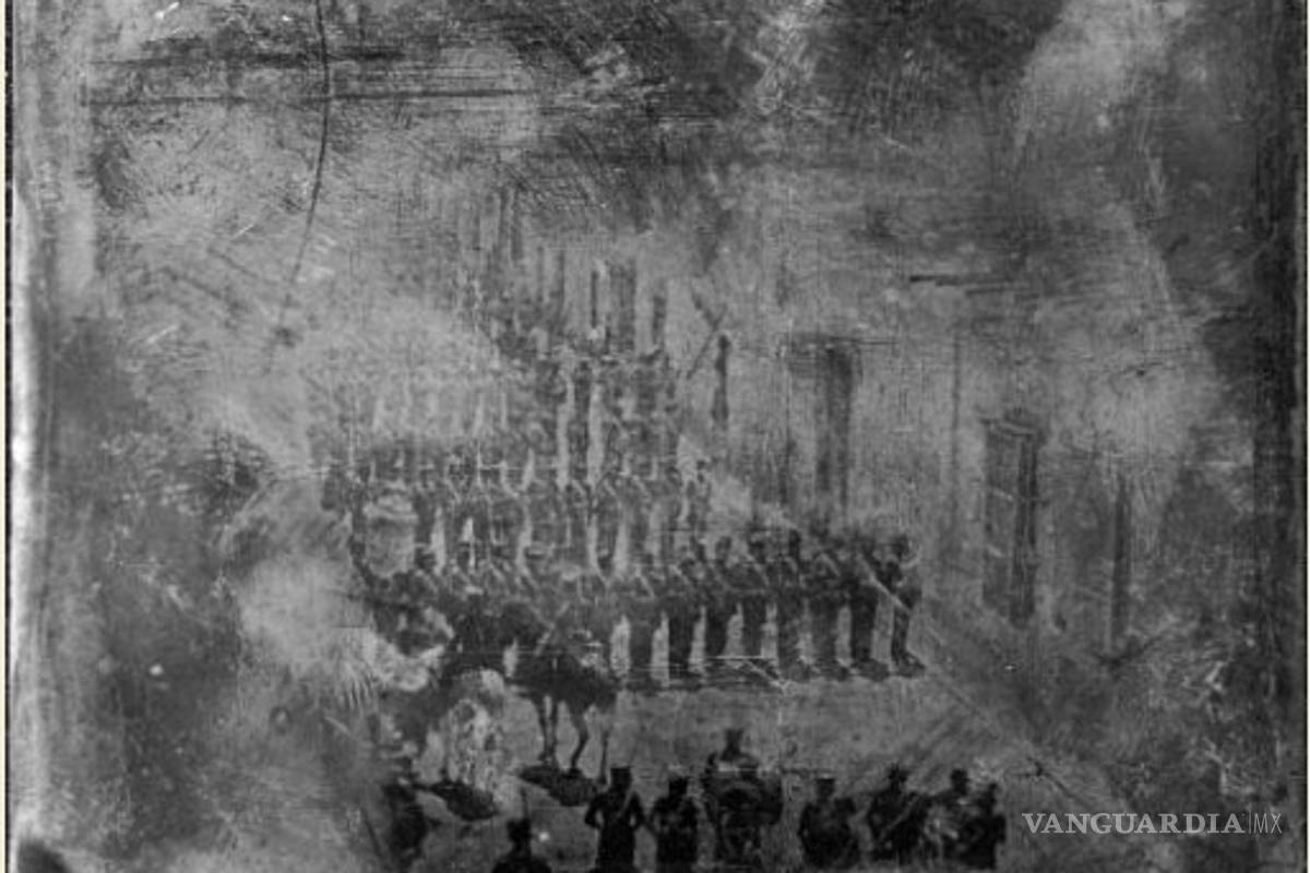 Difunden fotos de la invasión de Estados Unidos en Saltillo; las primeras a nivel mundial de un conflicto armado