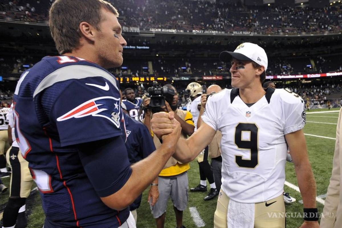 Los datos del juego entre Brady y Brees el fin de semana