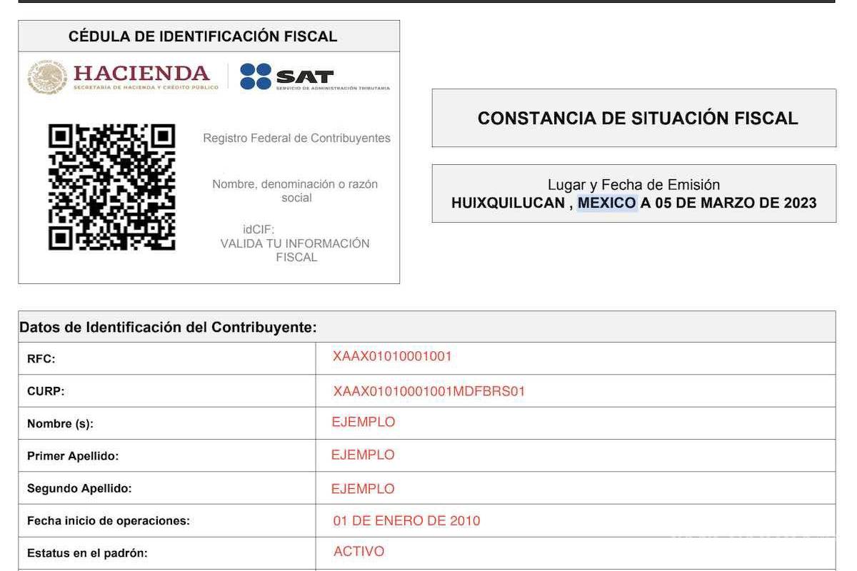 $!Cómo obtener tu RFC con CURP en línea: guía rápida para consultar tu registro ante el SAT
