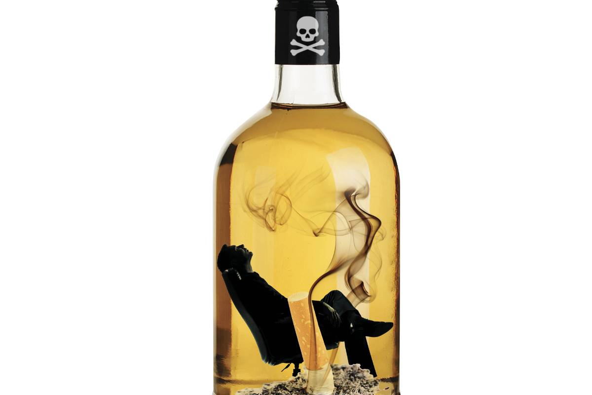 Tabaco, alcohol y sedentarismo: 3 citas con la muerte