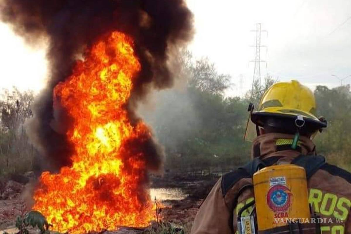 Explota ducto de Pemex en Apodaca, Nuevo León