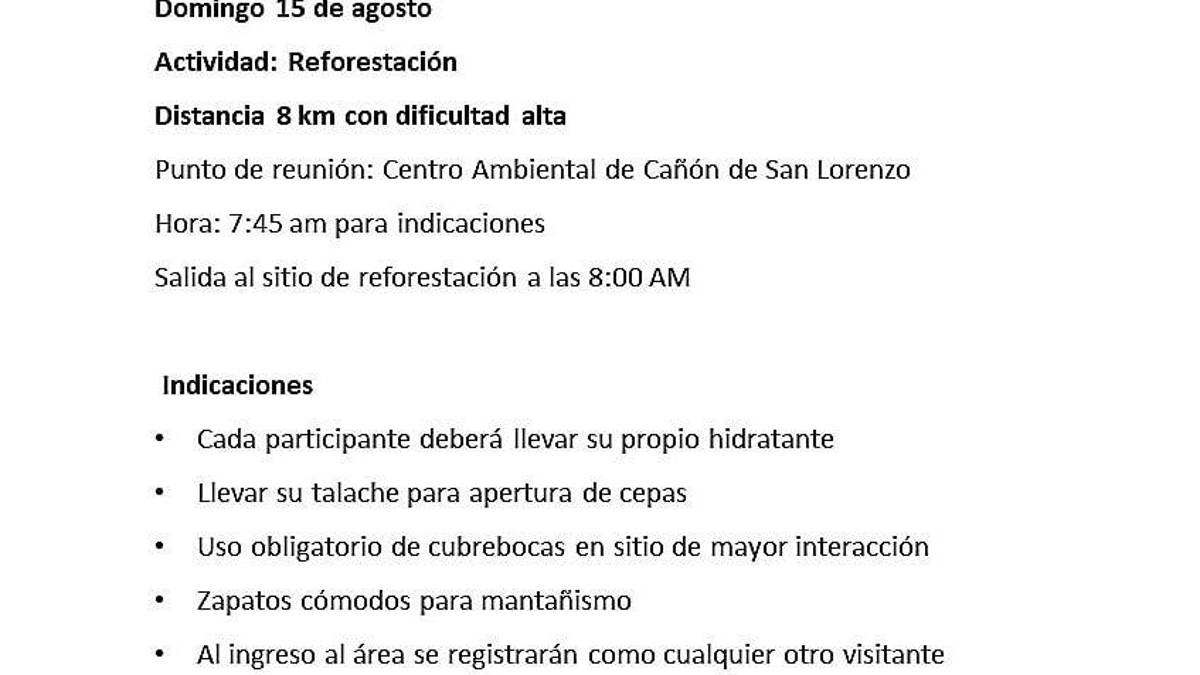 Solicitan voluntarios para reforestar Sierra de Zapalinamé