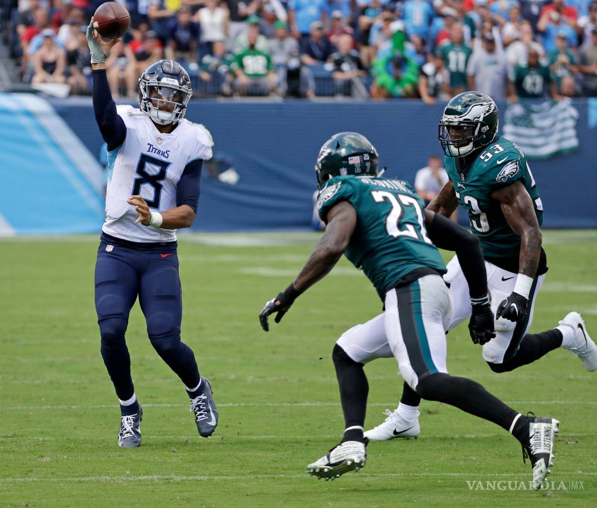 $!En la prórroga, Titans vencen a los Eagles