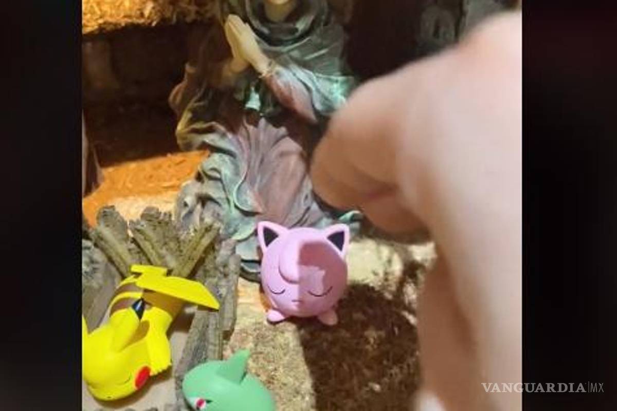 Nacimiento con temática de Pokémon se viraliza en redes