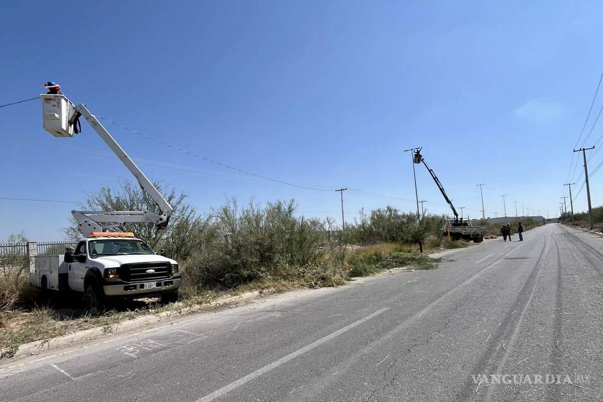 Torreón: refuerzan limpieza y mantenimiento en la carretera a Mieleras