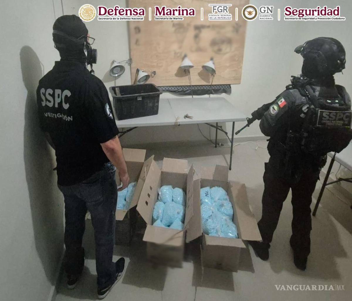 $!Detienen a presunto líder criminal y aseguran 270 kg de fentanilo en operativo en Villa de Álvarez, Colima