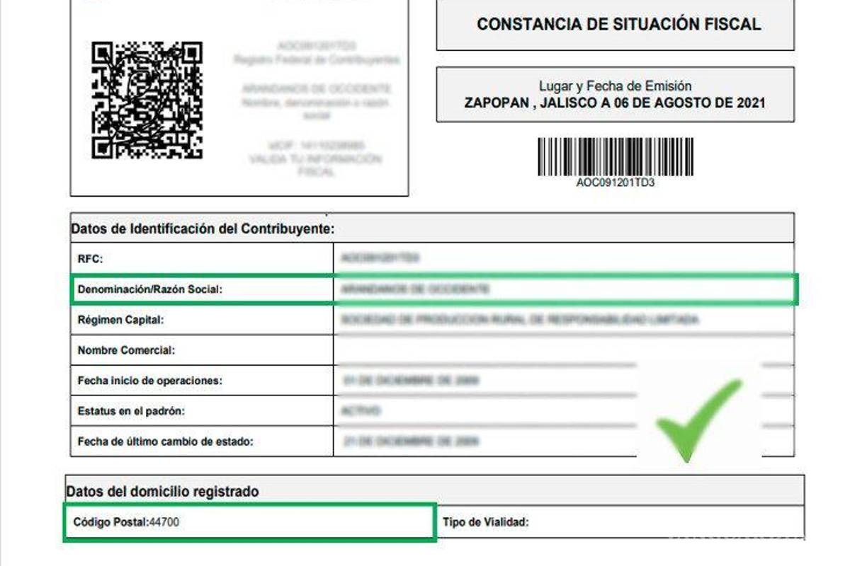 Constancia de Situación Fiscal del SAT 2022... ¿Qué hago si mis datos no son los correctos?