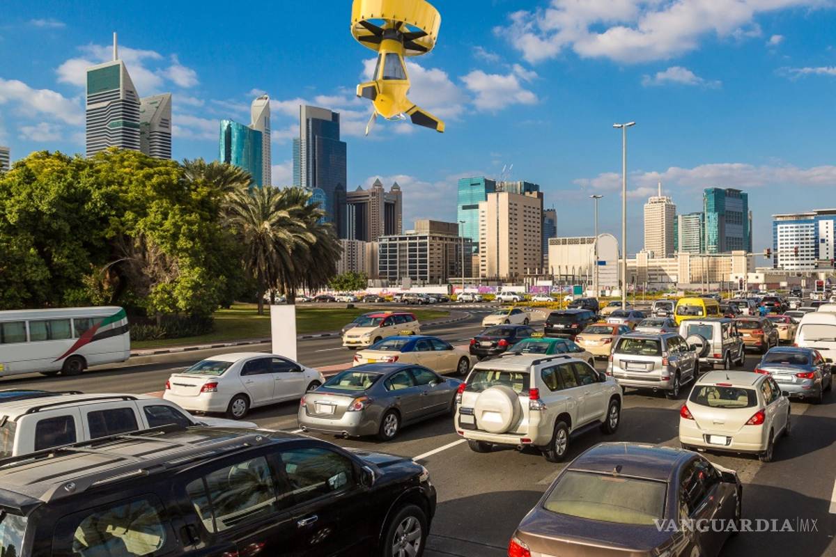 ¡Su heli-taxi está en camino!