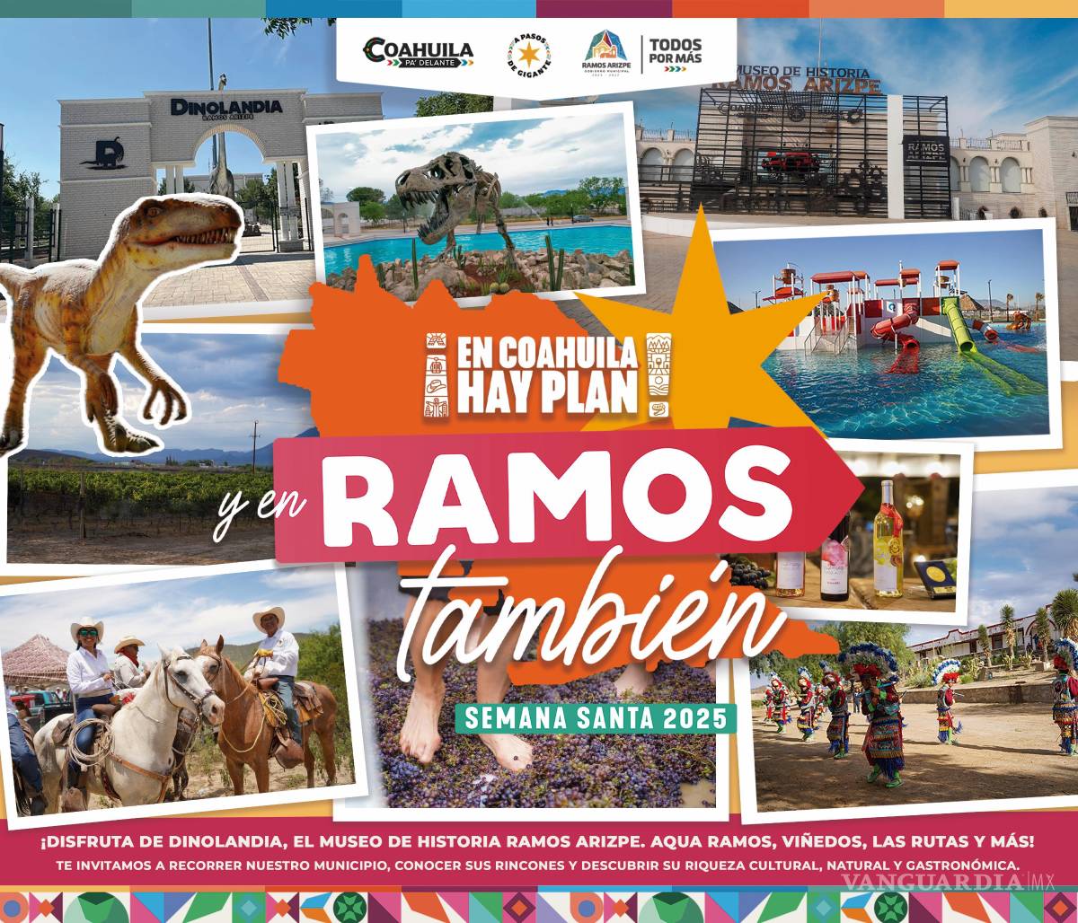 $!Ramos Arizpe ofrece diversas actividades turísticas durante Semana Santa, desde parques recreativos hasta eventos en comunidades rurales.