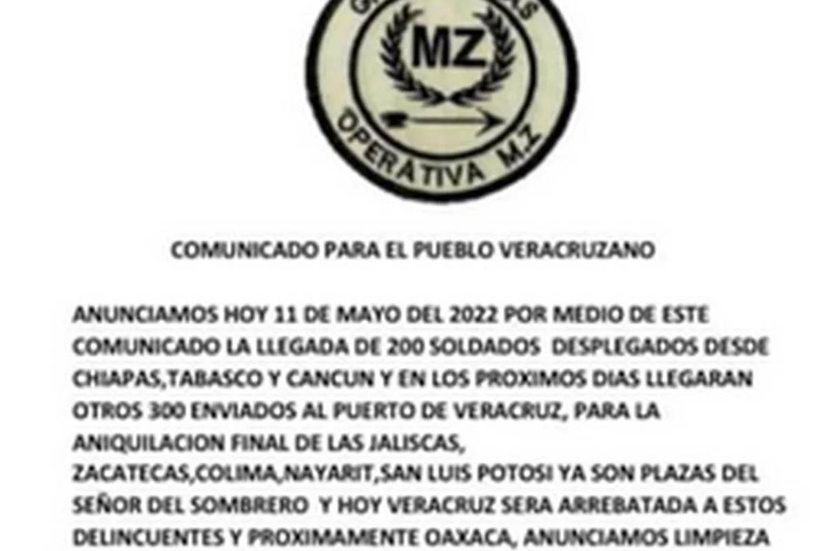 $!‘El Mayo’ Zambada y 500 sicarios llegan a Veracruz para ‘aniquilar’ al CJNG... y amenazan a Cuitláhuac García