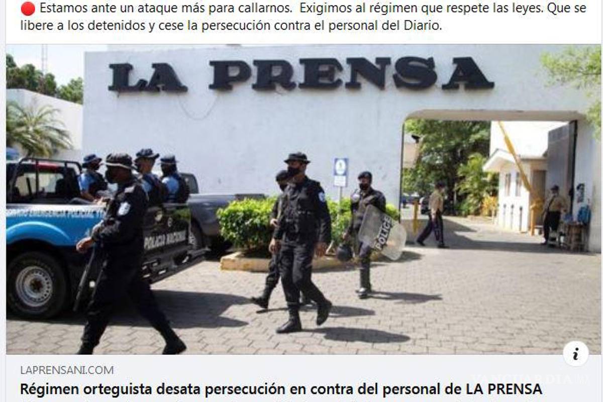 Va gobierno de Nicaragua por el periódico La Prensa por informar de la expulsión del país de misioneras