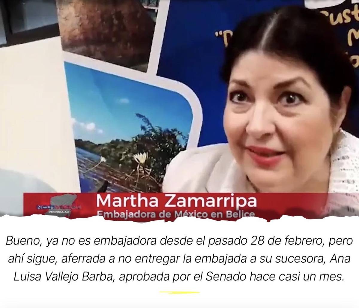 $!Martha Ofelia Zamarripa Rivas ha hecho caso omiso de dos solicitudes formales que los órganos de control de la Secretaría de Relaciones Exteriores le han enviado.