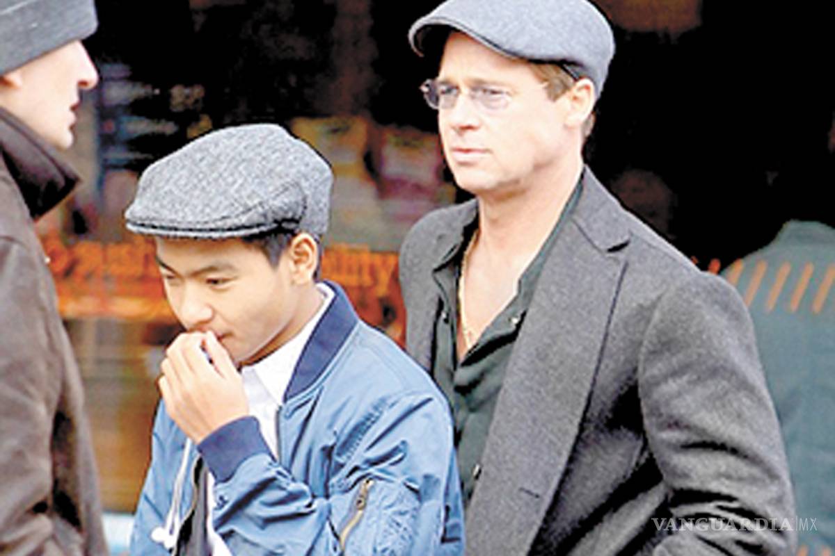 Brad Pitt se reúne con su hijo Maddox