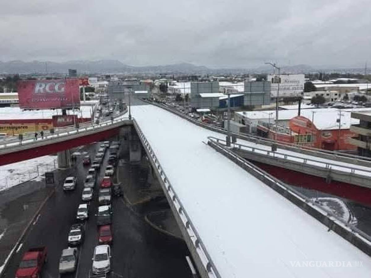 $!En el 2018 así cubrió la nieve el Sarape.