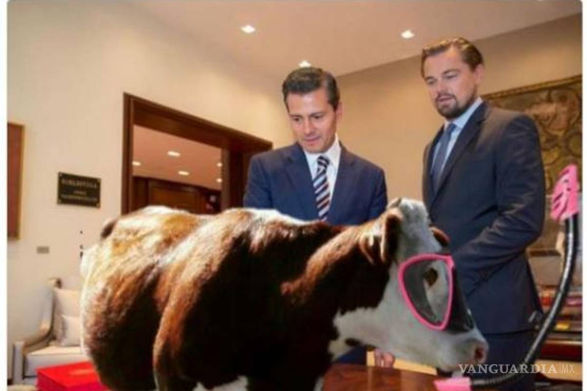 $!Reunión de Peña y Di Caprio desatan memes
