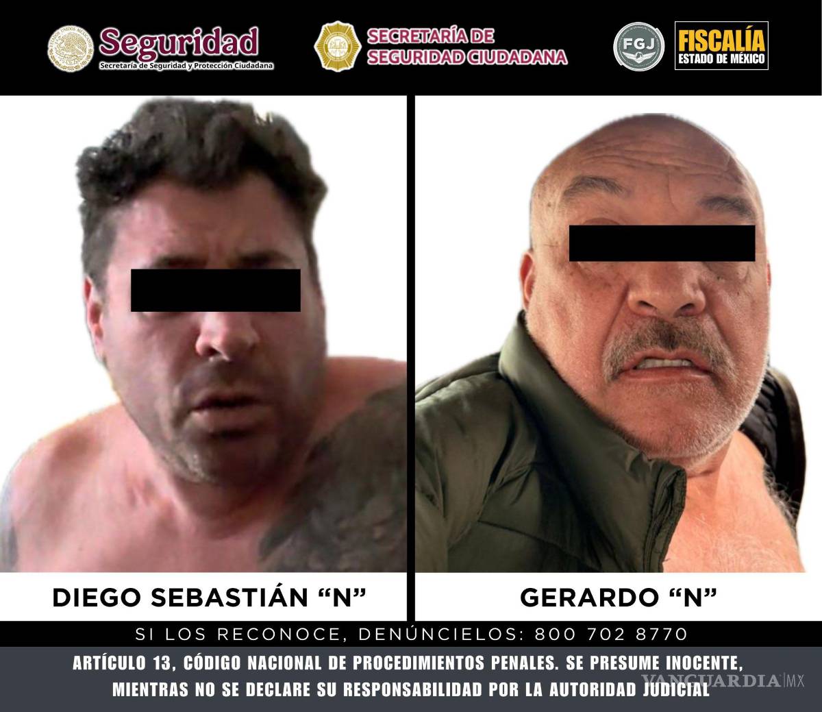 $!Caen dos por asesinato de músico de Camilo Séptimo y su familia en Atizapán; uno era su socio