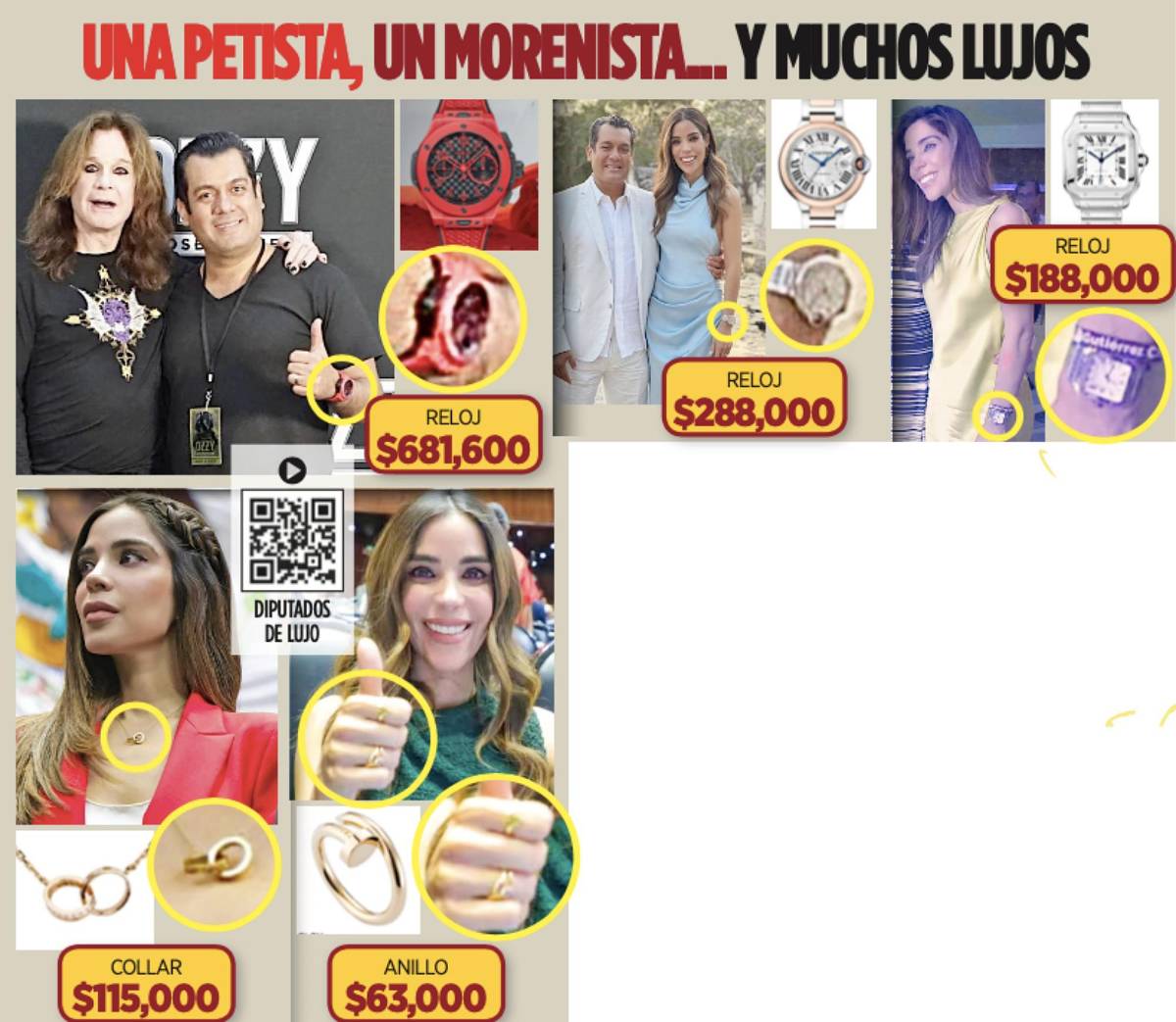 $!En sólo una semana se han exhibido ropa y joyas con un valor superior a los 4 millones de pesos.