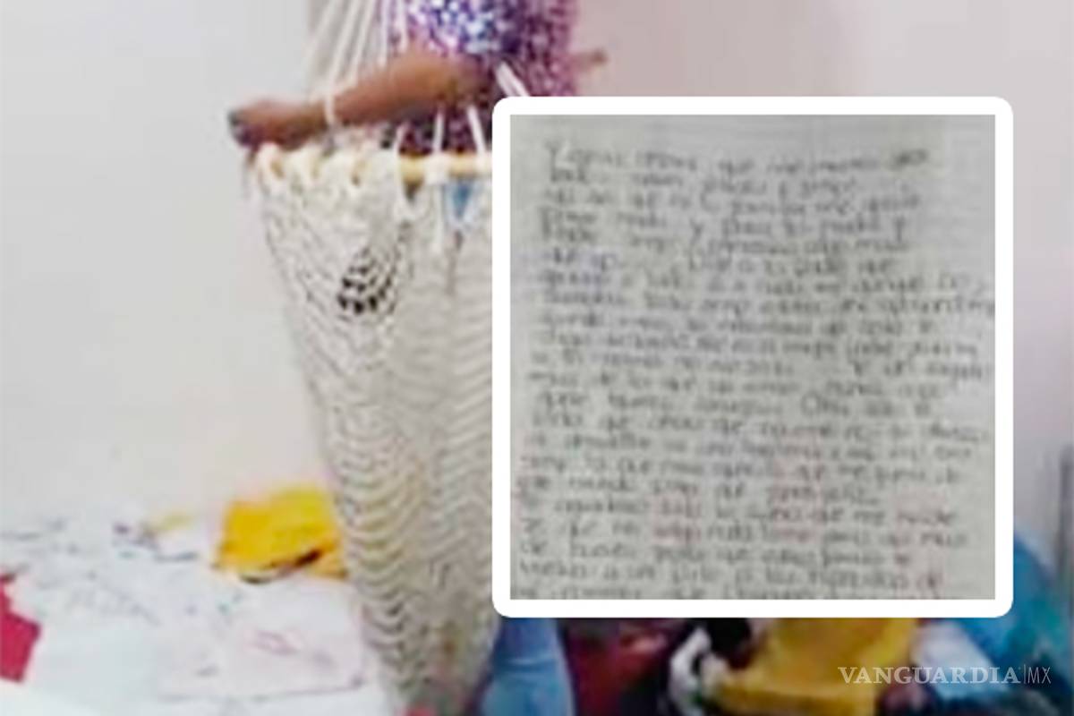 Mujer se cuelga frente a sus hijas; deja carta llena de odio contra todos