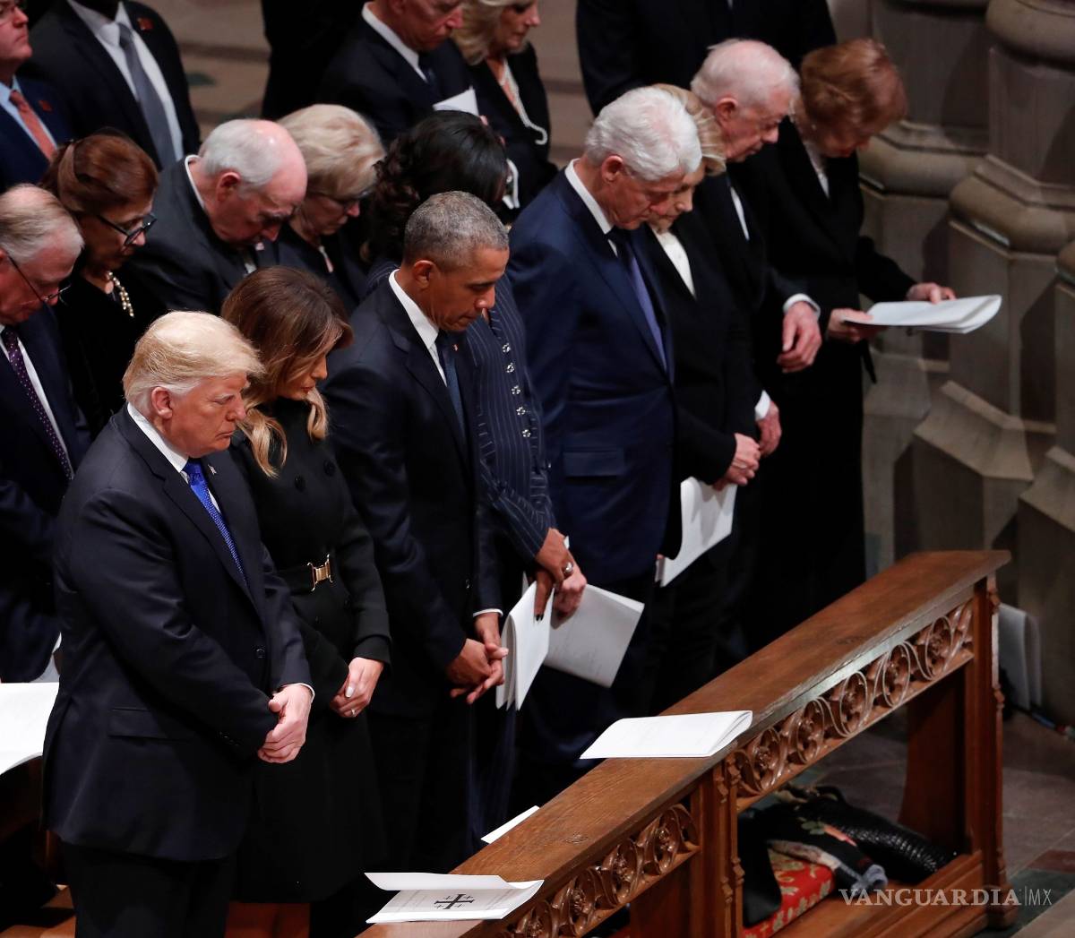 $!Dirigentes de todo el mundo se despiden al expresidente de EU George H. W. Bush