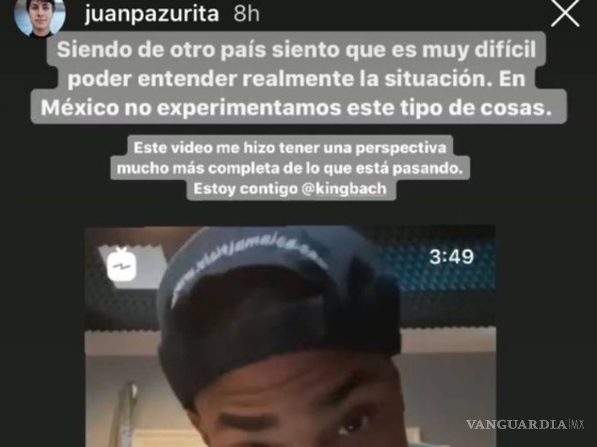 $!Tunden en redes a Juanpa Zurita por comentario sobre el caso de George Floyd