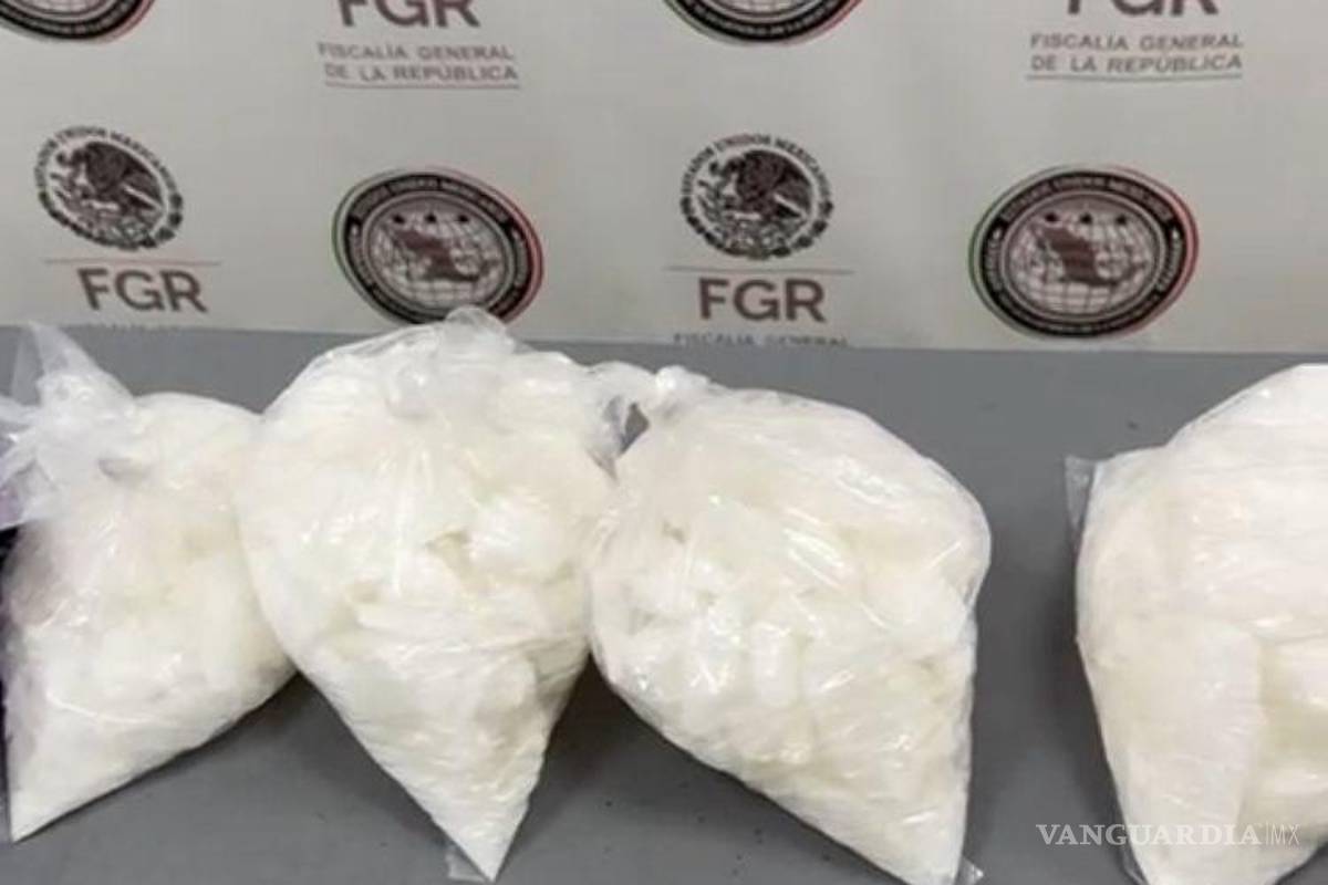 FGR: detienen a dos personas con tres kilos de metanfetamina en NL