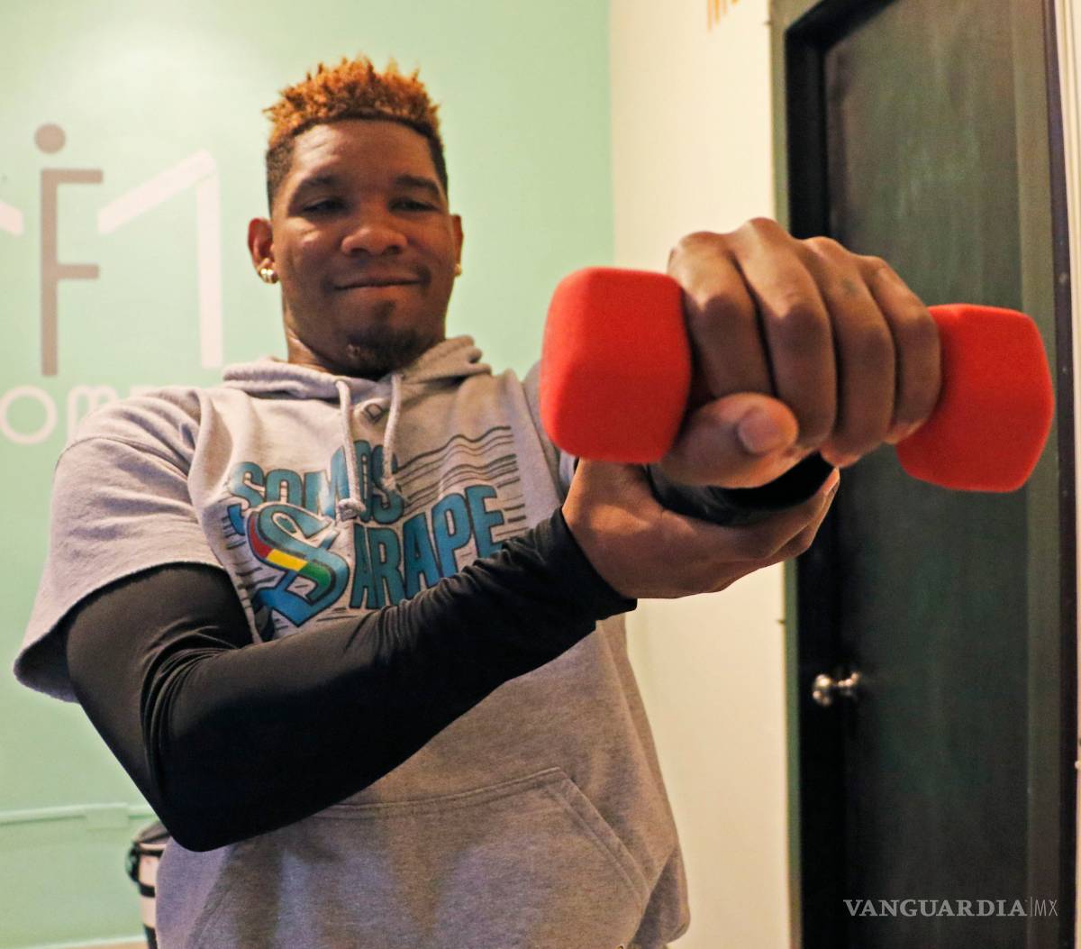 $!Así trabaja Rainel Rosario en su rehabilitación con la mira puesta en el arranque de la campaña de la LMB