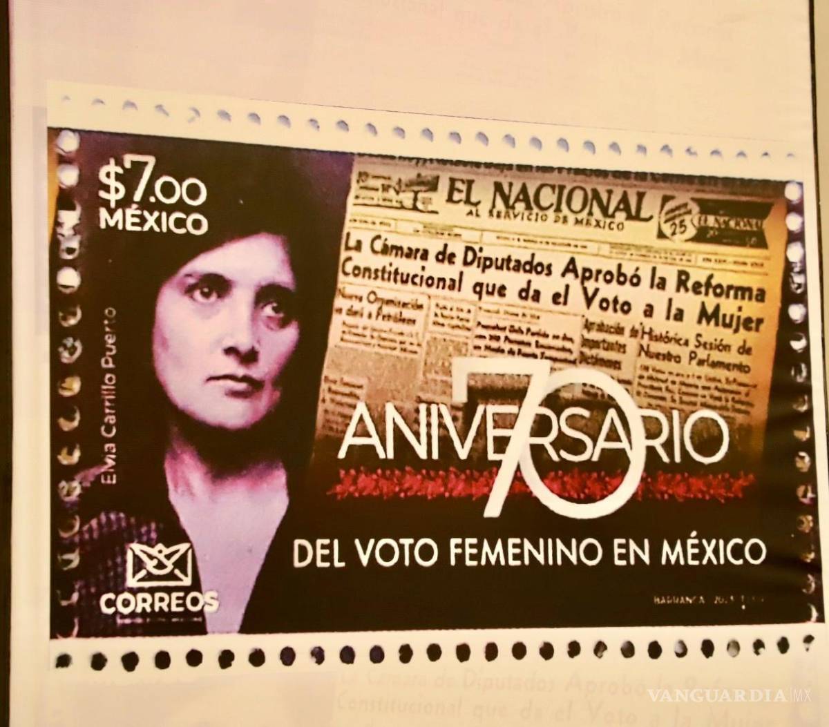 $!La estampilla es de edición limitada.