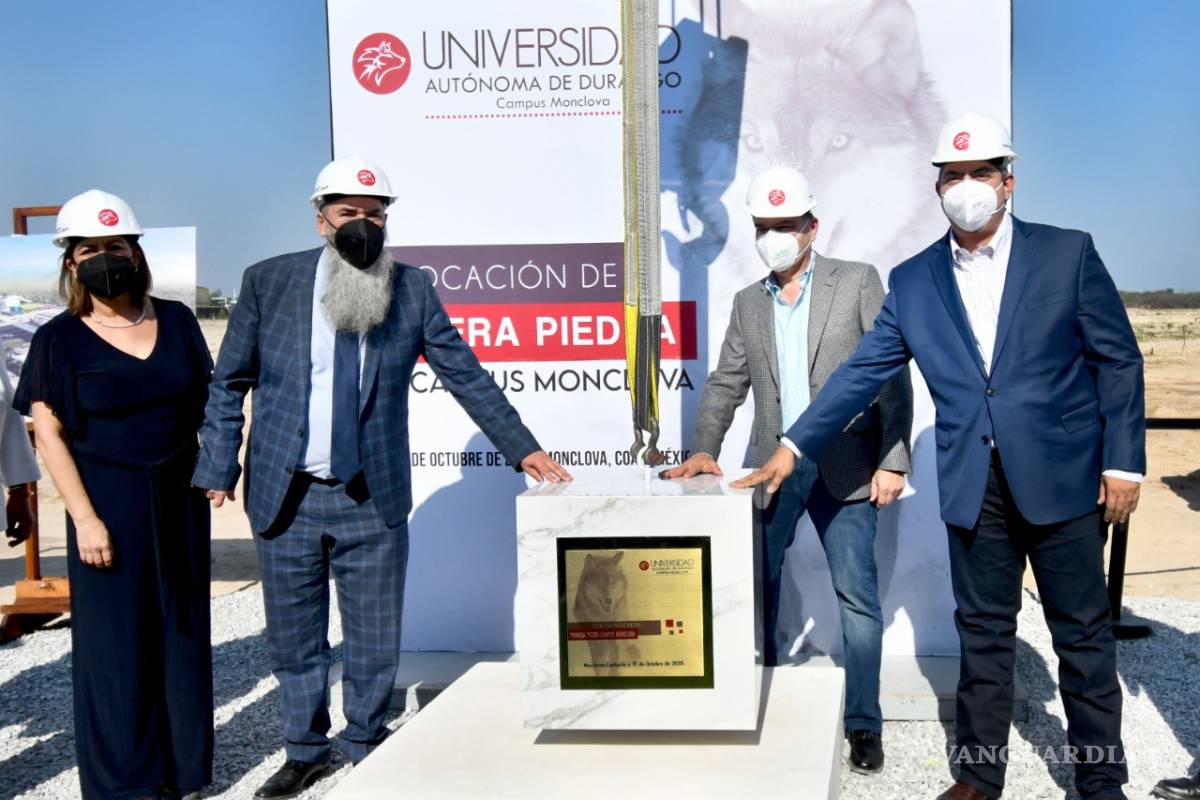 Colocan primera piedra de la Universidad Autónoma de Durango Campus Monclova