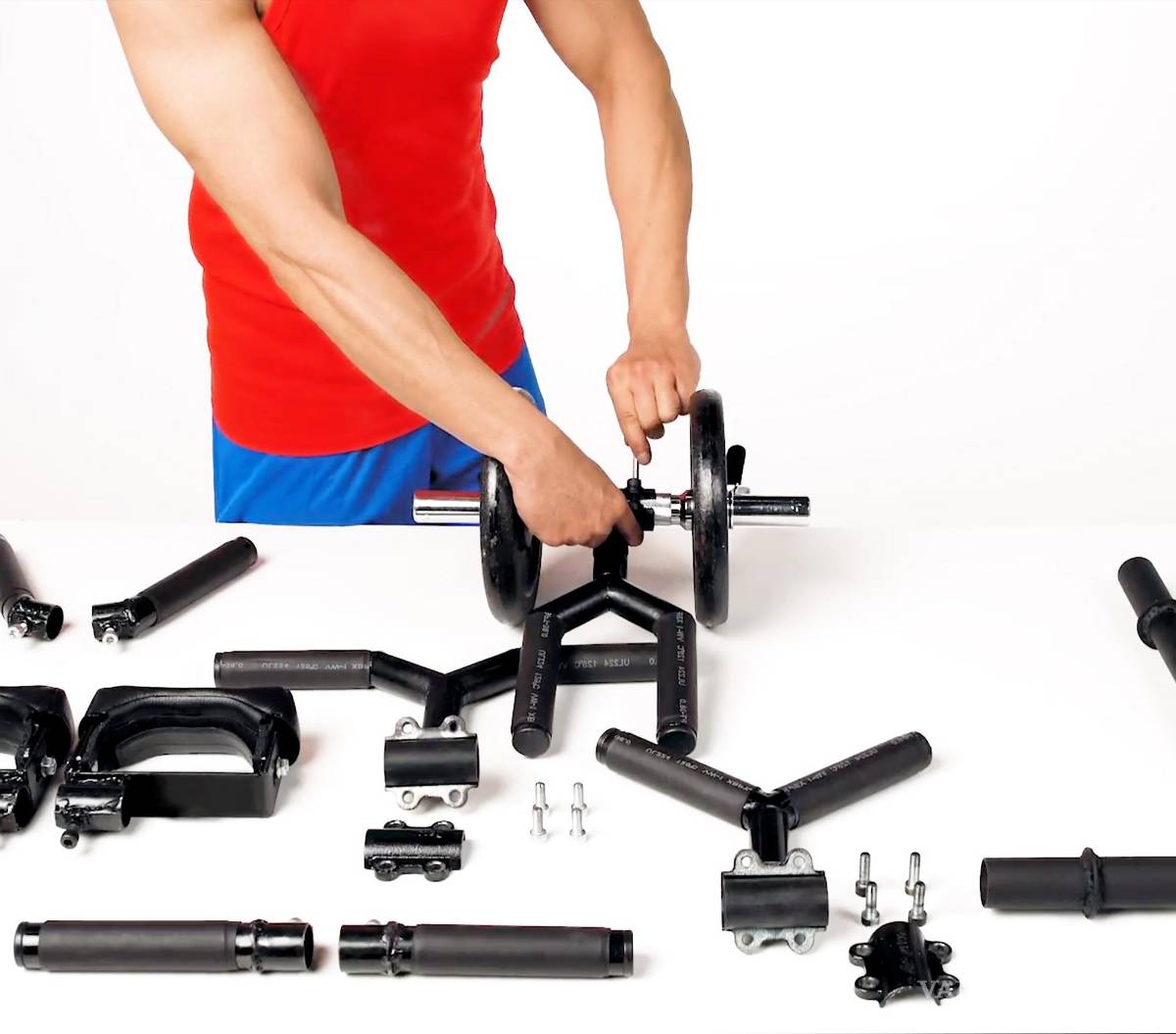 $!Accesorios para musculación Holdweights. EFE/Promoingenio