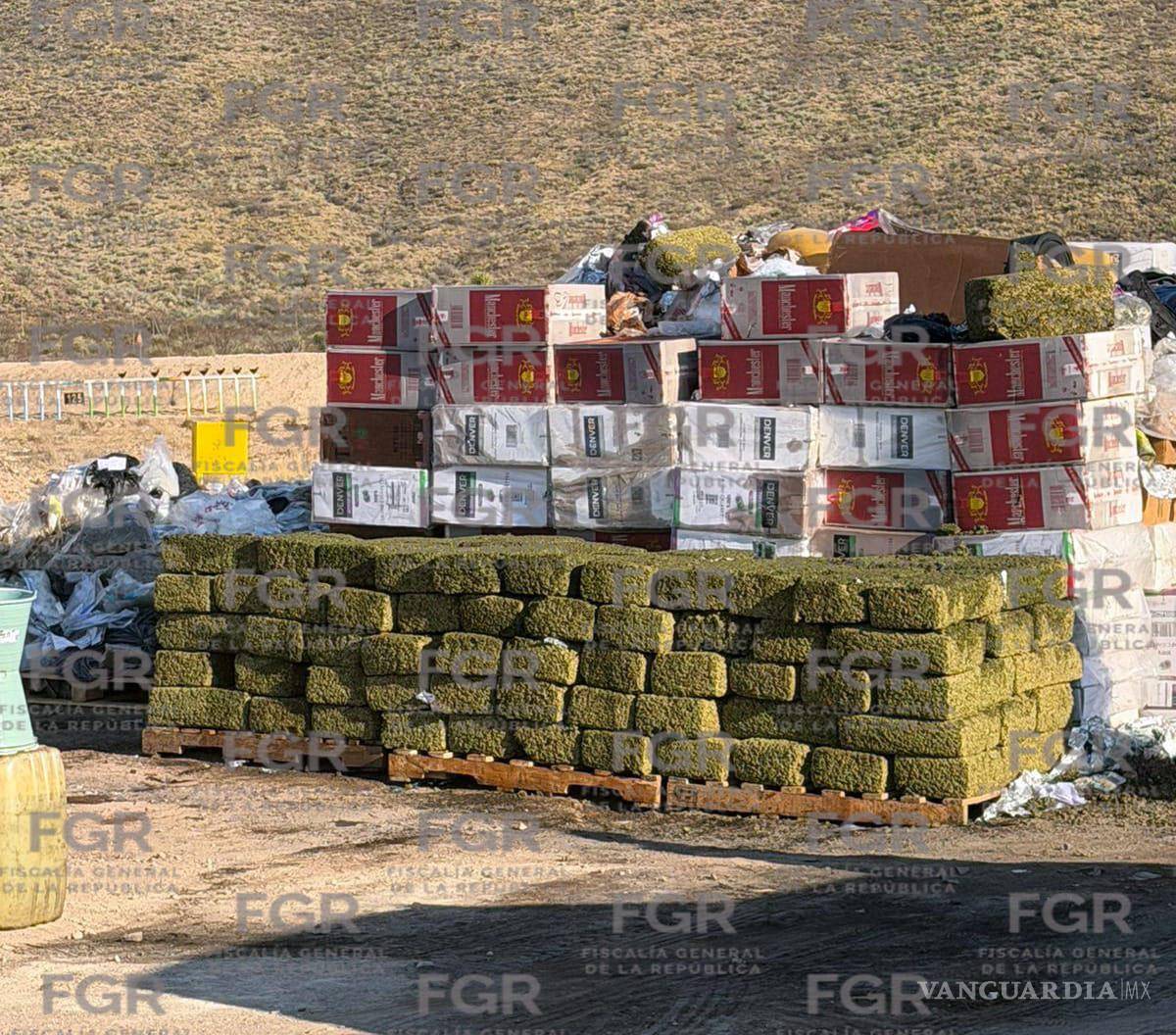 $!La destrucción de narcóticos se llevó a cabo en Saltillo con la participación de corporaciones federales y estatales.
