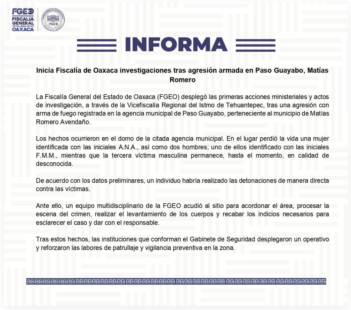 $!Asesinan a excandidata Amy Navarrete durante fiesta patronal en Matías Romero, Oaxaca
