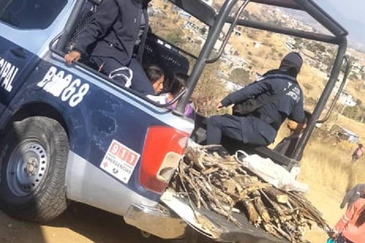 ¿Fue justo?, policías detuvieron a mujeres por recoger leña en un cerro, en Oaxaca