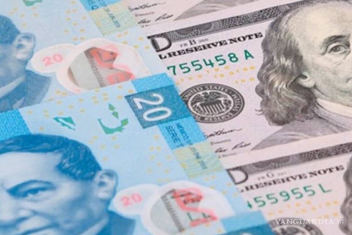 Peso avanza por T-MEC y optimismo sobre China y Estados Unidos; tipo de cambio en 19.23 unidades