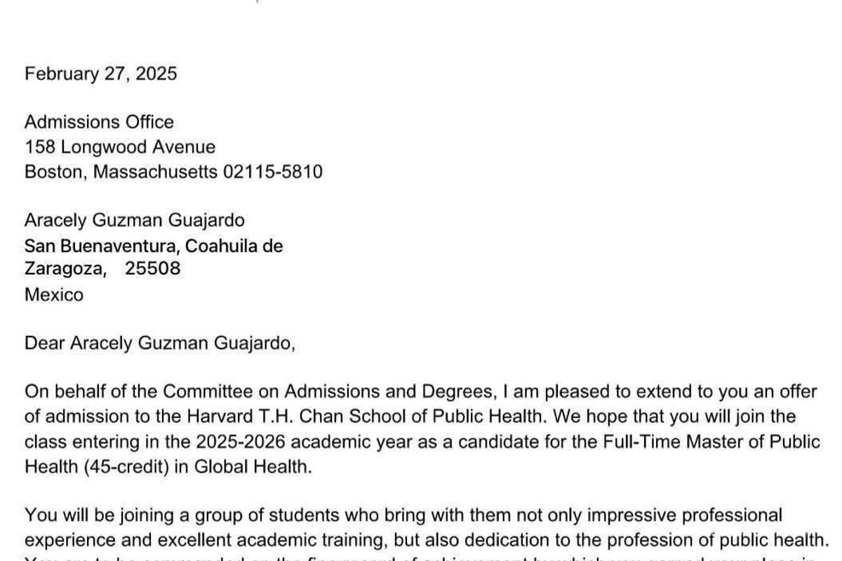 $!Aracely se prepara para iniciar una nueva etapa en Boston, con el firme propósito de fortalecer el sistema de salud en México.