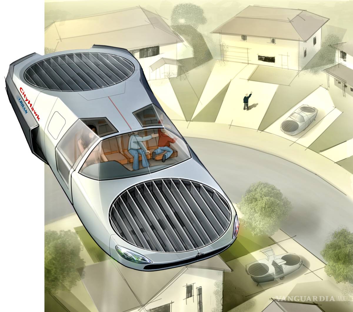 $!CityHawk: El coche que volará con hidrógeno