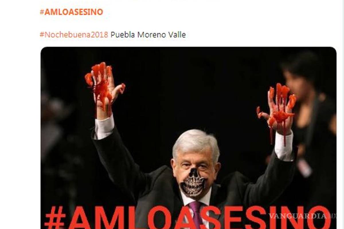$!'Bots' desatan guerra contra AMLO por accidente de Martha Érika y Rafael Moreno