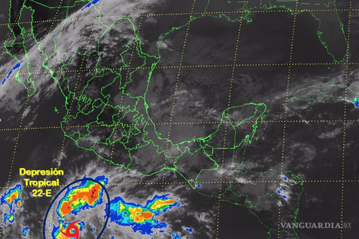 Se forma nueva depresión tropical en el Pacífico