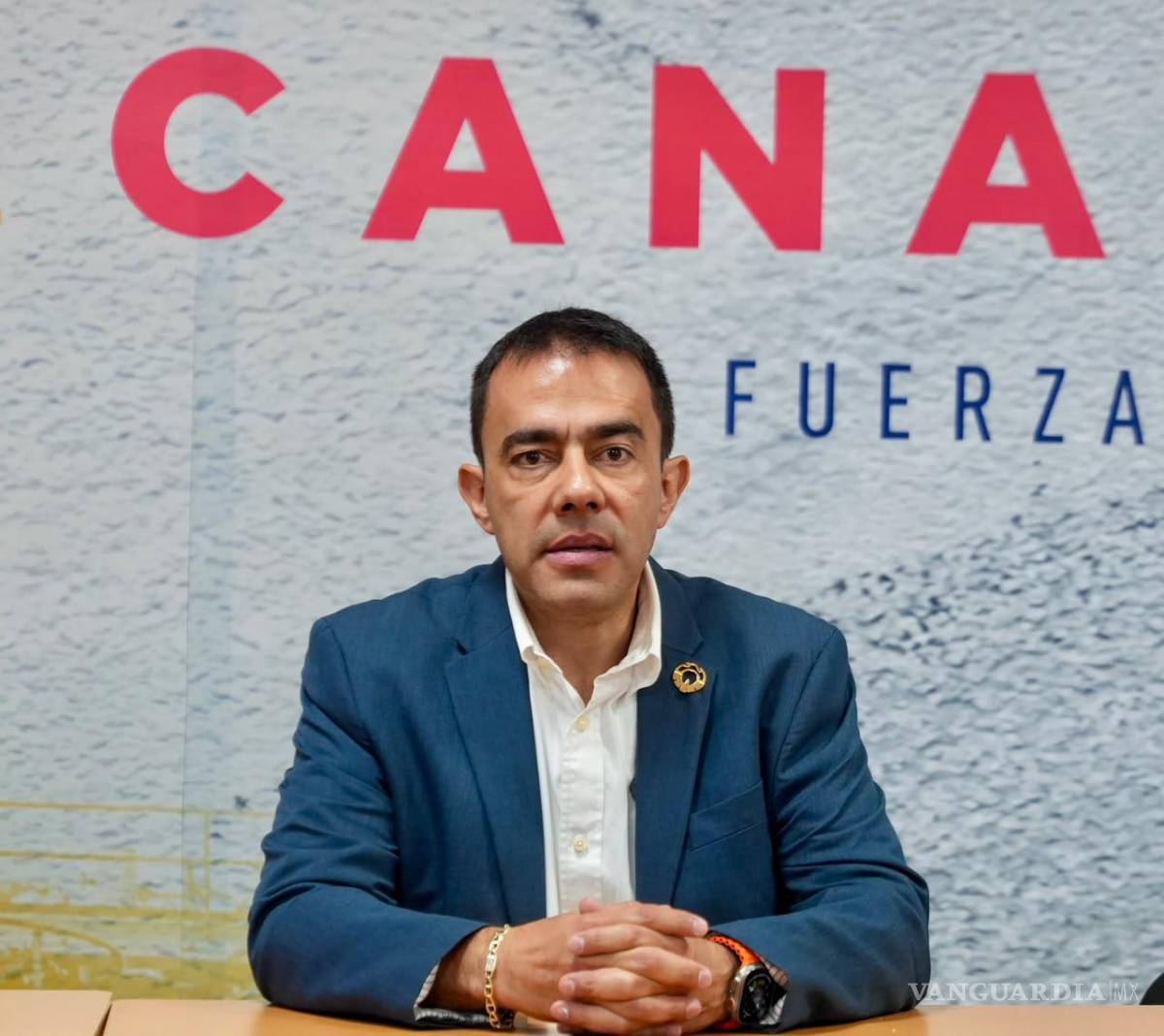 $!Arturo Reveles Márquez, presidente de la Cámara Nacional de la Industria de Transformación (Canacintra) Coahuila Sureste.