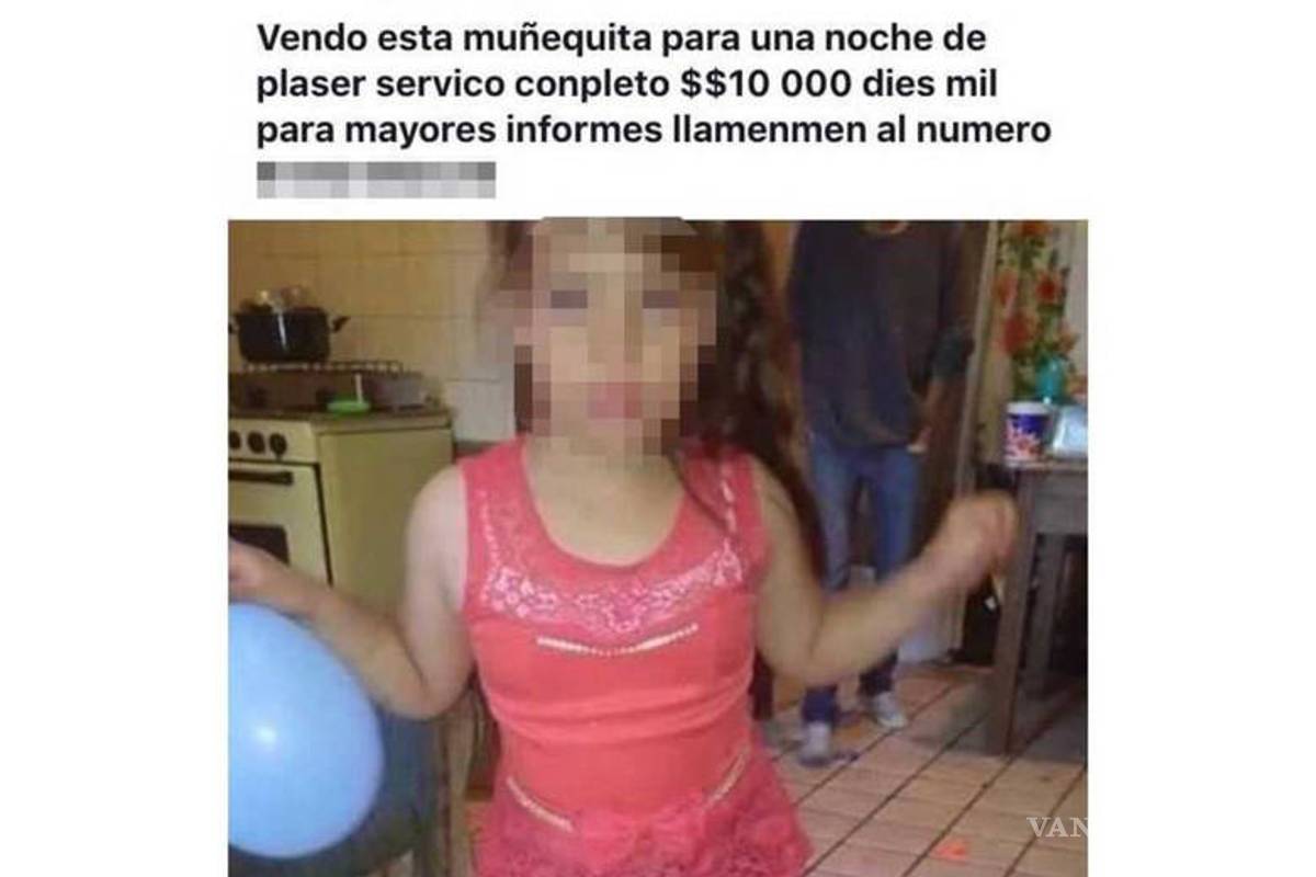 Investigan a tres por lenocinio en caso de niña ofertada; madre perdería potestad