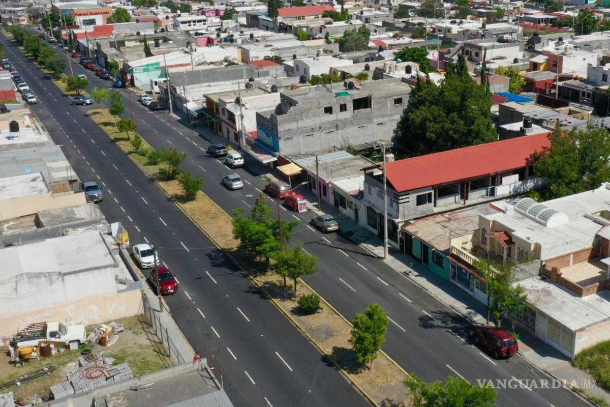$!Además de pavimentar calles, se trabaja también en la reforestación de bulevares,