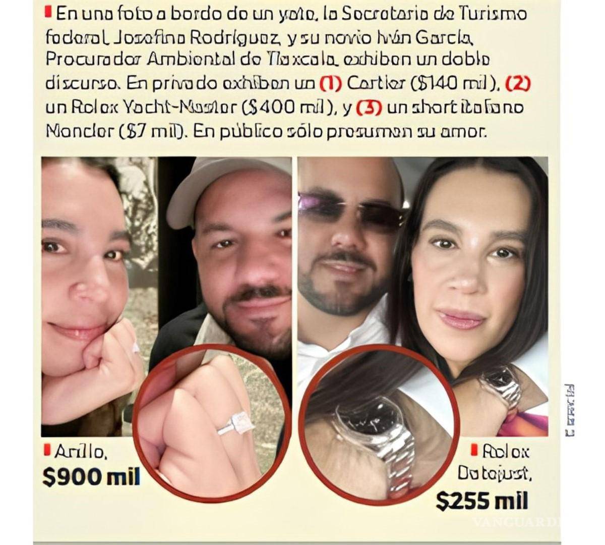 $!Contrasta austeridad de Sheinbaum con lujos de Josefina Rodríguez titular de Sectur