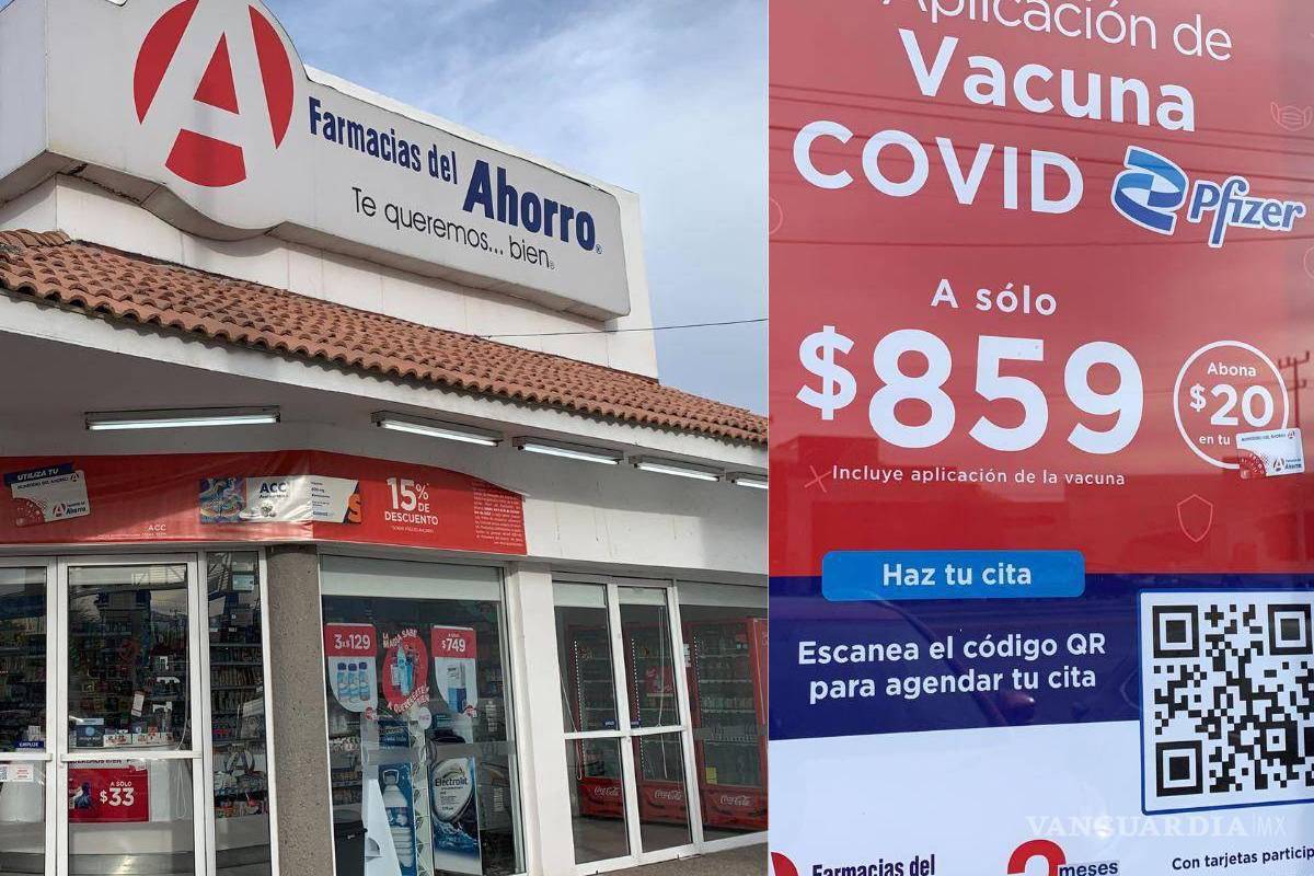 Vacuna Pfizer, con poca demanda en farmacias de Saltillo