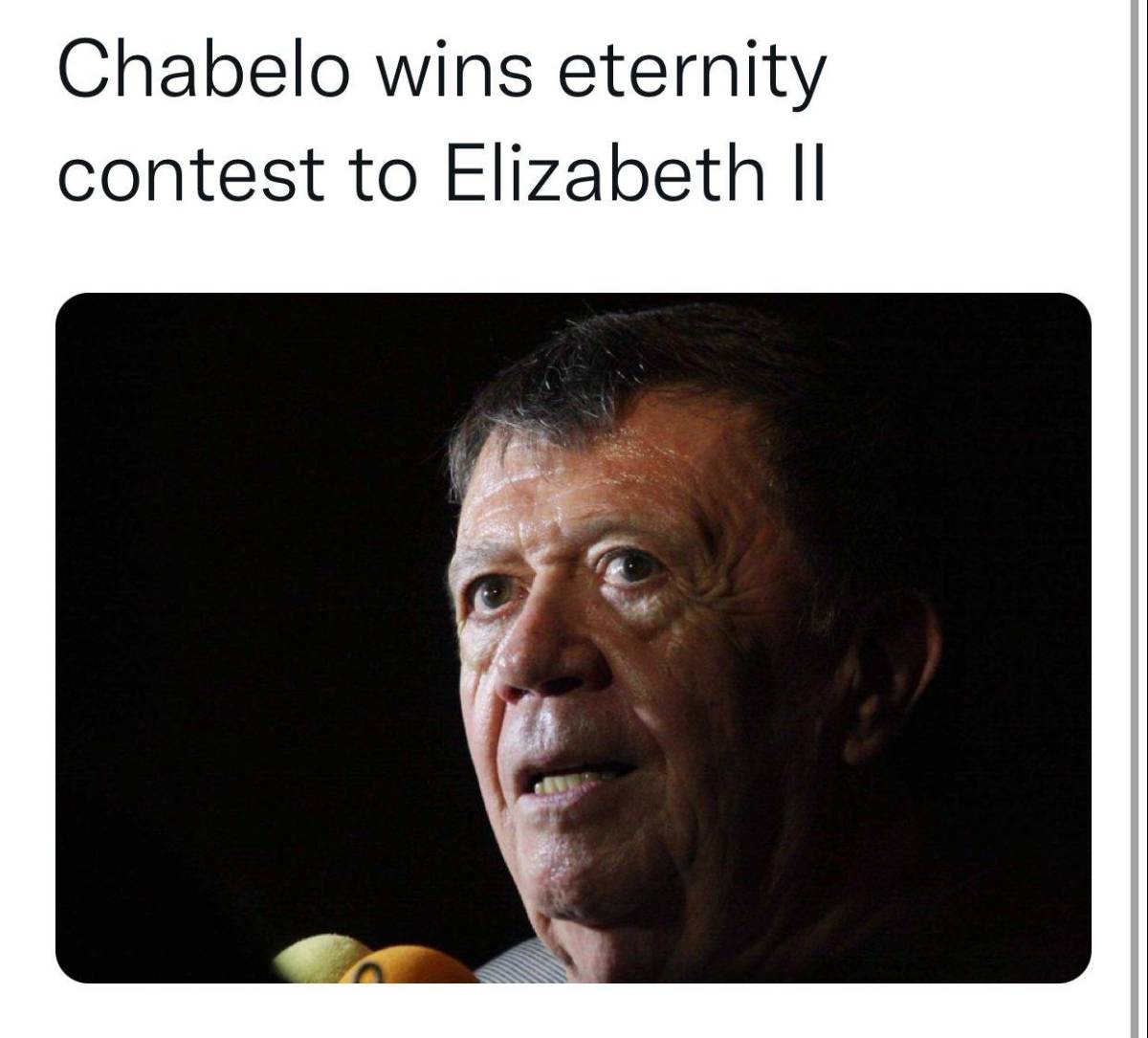 $!Chabelo se vuelve tendencia tras la muerte de la reina Isabel