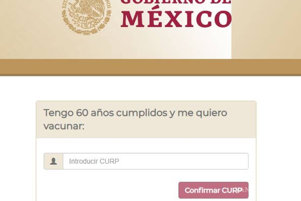 Gobierno de México abre registro nacional para vacunación a adultos mayores contra el COVID-19