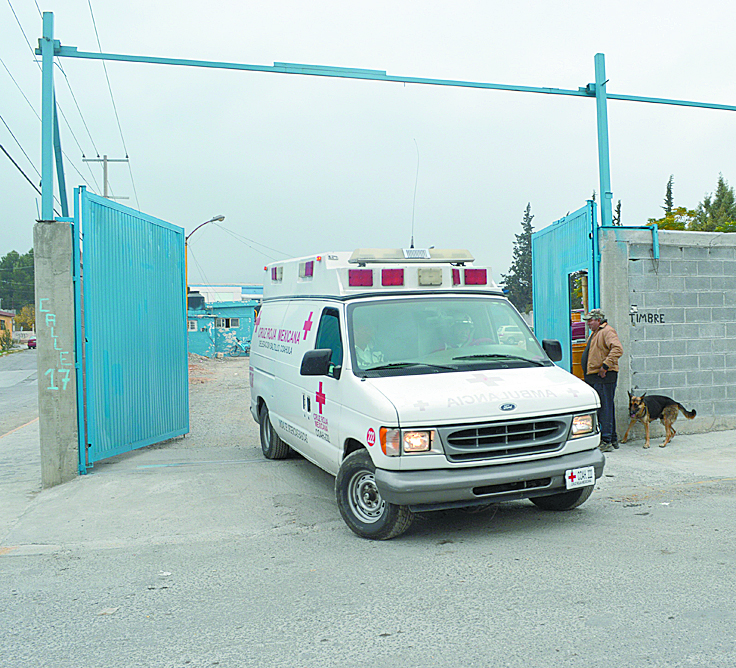 Sufre accidente empleado municipal en Saltillo