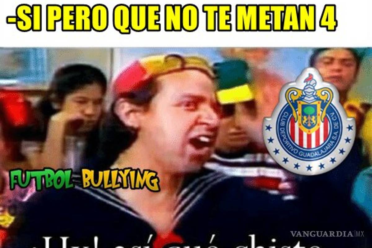 Golean a las Chivas y los memes los rematan en redes sociales