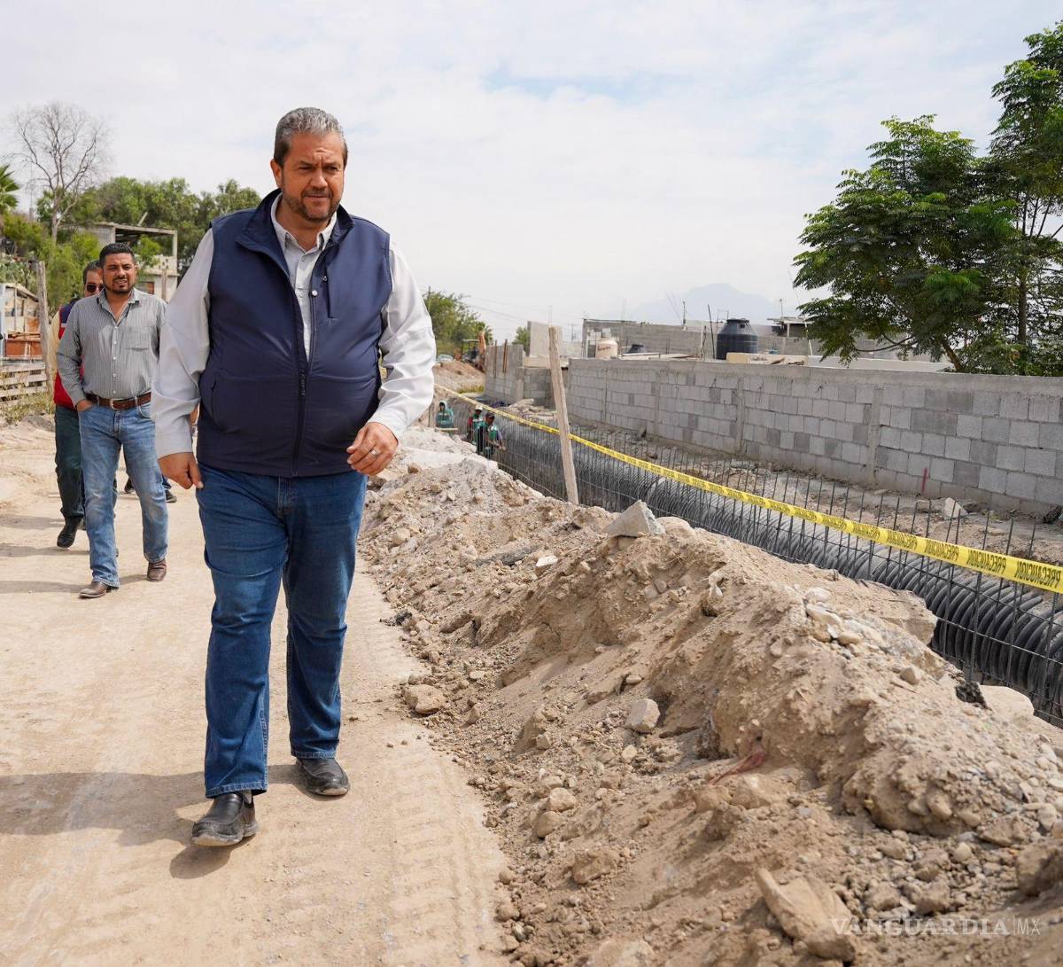 $!El Gobierno de Ramos Arizpe ejecutó 33 obras de construcción y rehabilitación de redes de drenaje sanitario.