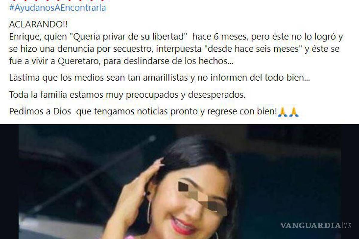 $!Hasta el momento, la Fiscalía General de Coahuila y la Procuraduría para los Niños, Niñas y la Familia continúan con el proceso legal, de resguardo y protección para la menor, según los familiares.