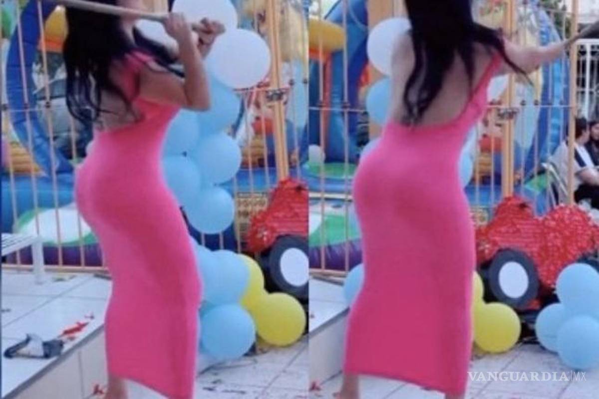 Sexy madrina se robó el show en fiesta infantil, ¡y las miradas! (video)
